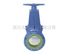 手动聚氨酯刀闸阀PZ43PU
